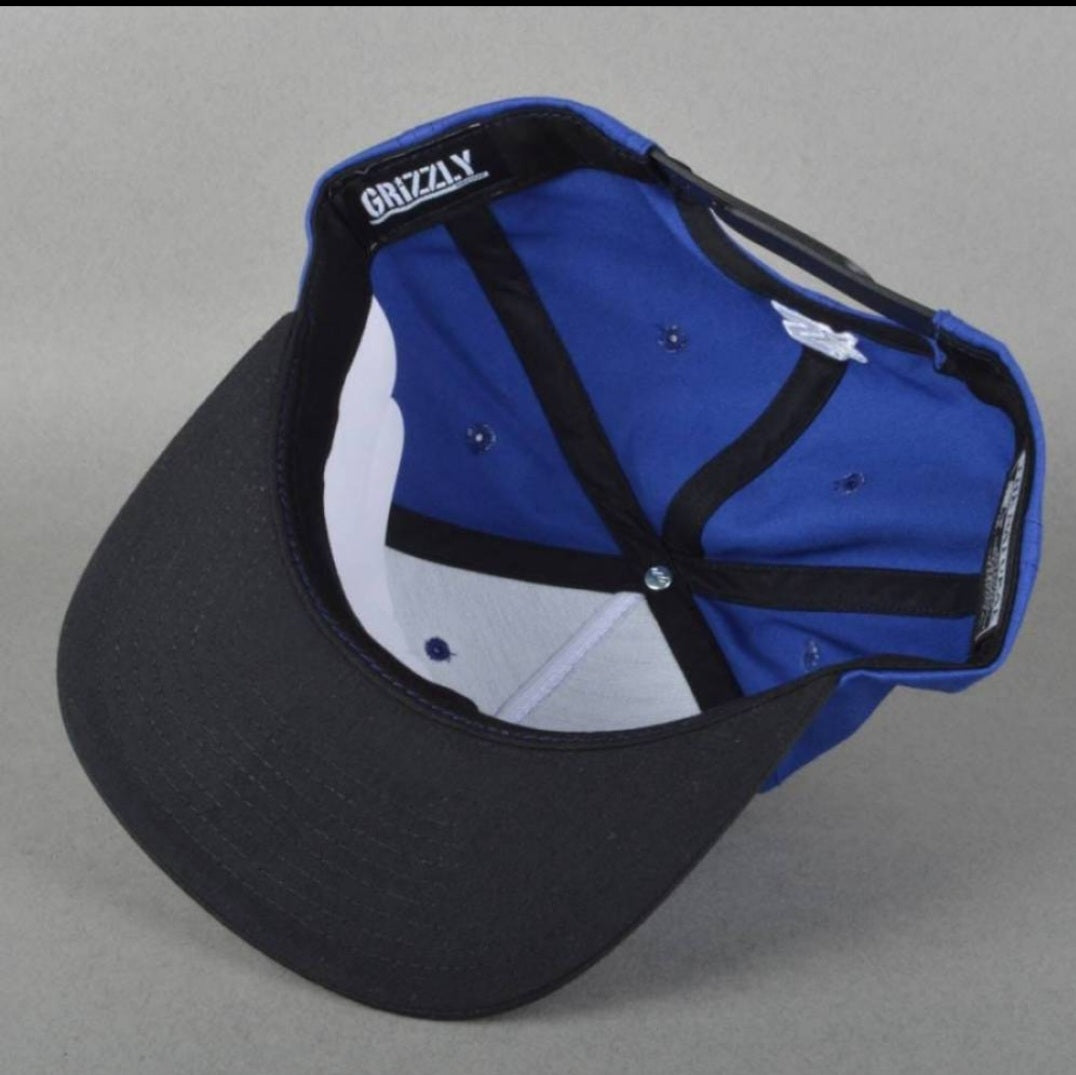 Grizzly Griptape Victory Paw Snapback Cap - Blue