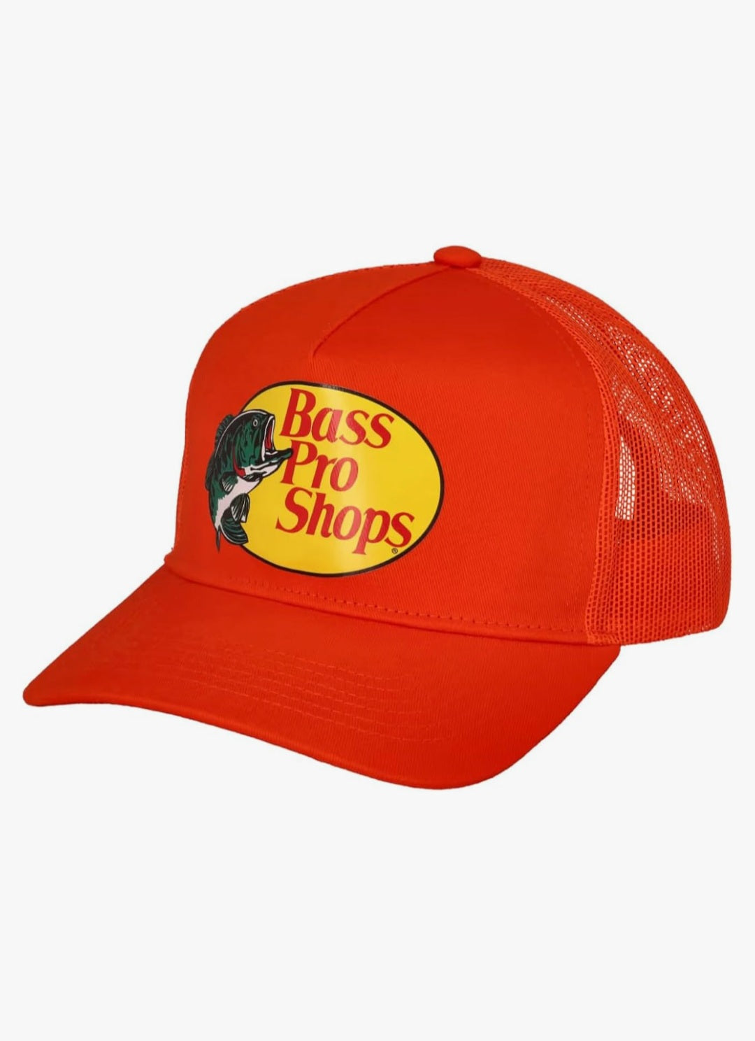 Bass Pro Shop -Orange
Bass Original Authentic Mesh Trucker Cap Hat- Unisex- Snapback, Ideal for Fishing, Hiking, Camping, and Casual Wear