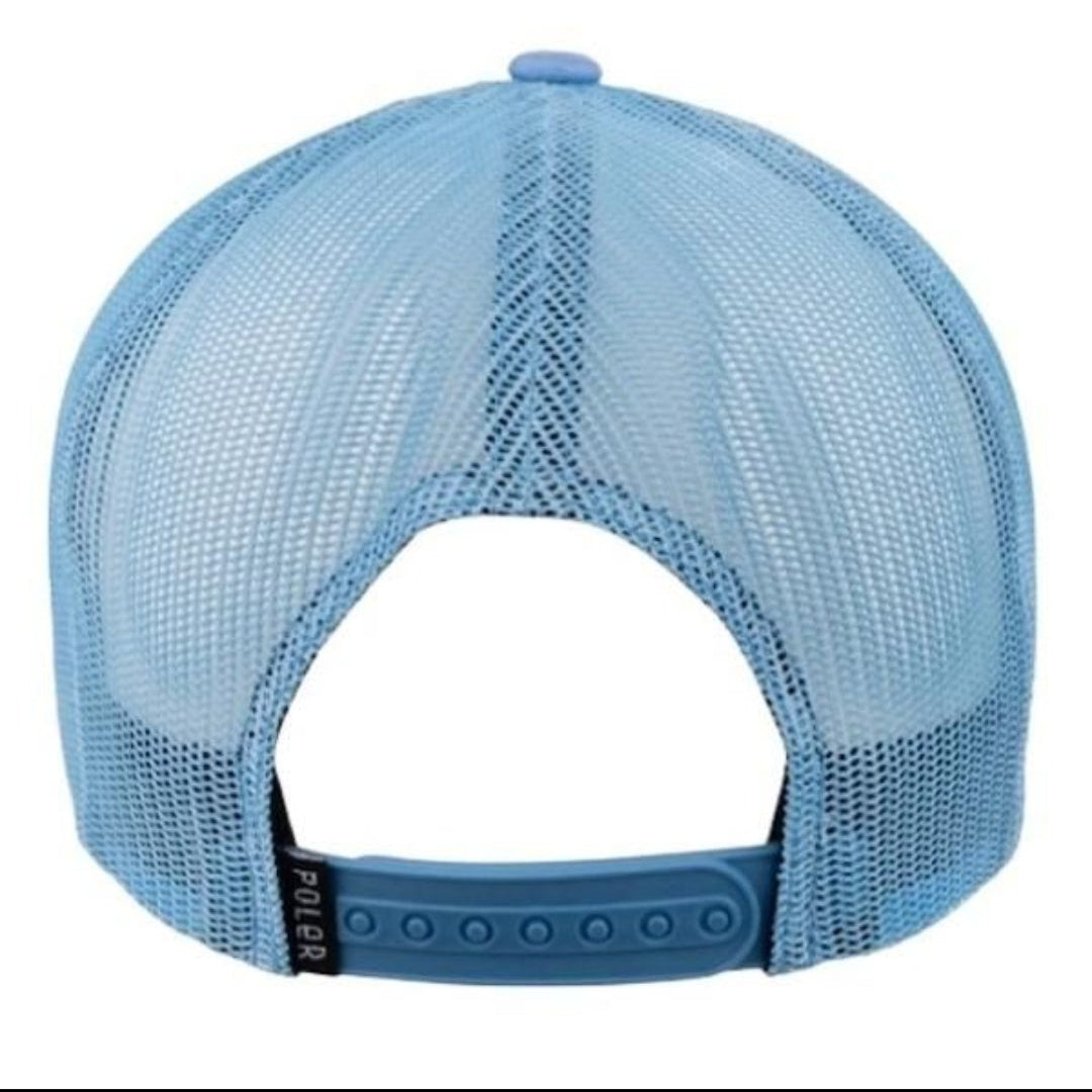 Poler - Summit Trucker Hat Cap Bruin Blue, blue