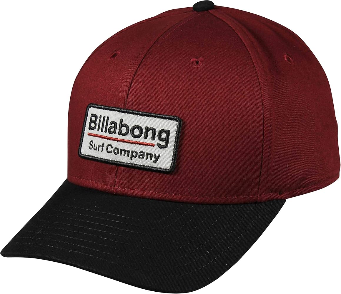 Billabong - Maroon Walled Stretch - Men's Stretch Cap