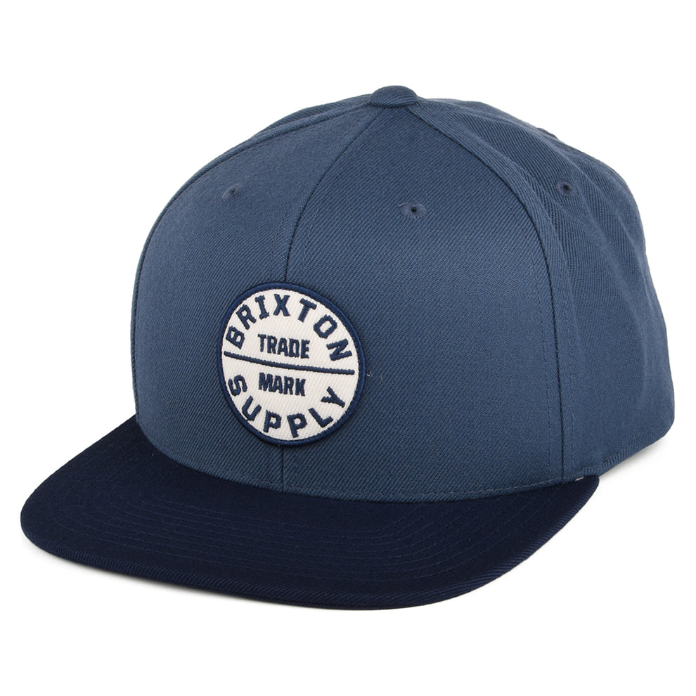 Brixton Oath III Snapback/Cap Washed Navy/Indie Teal