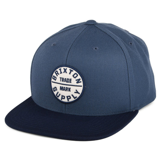 Brixton Oath III Snapback/Cap Washed Navy/Indie Teal