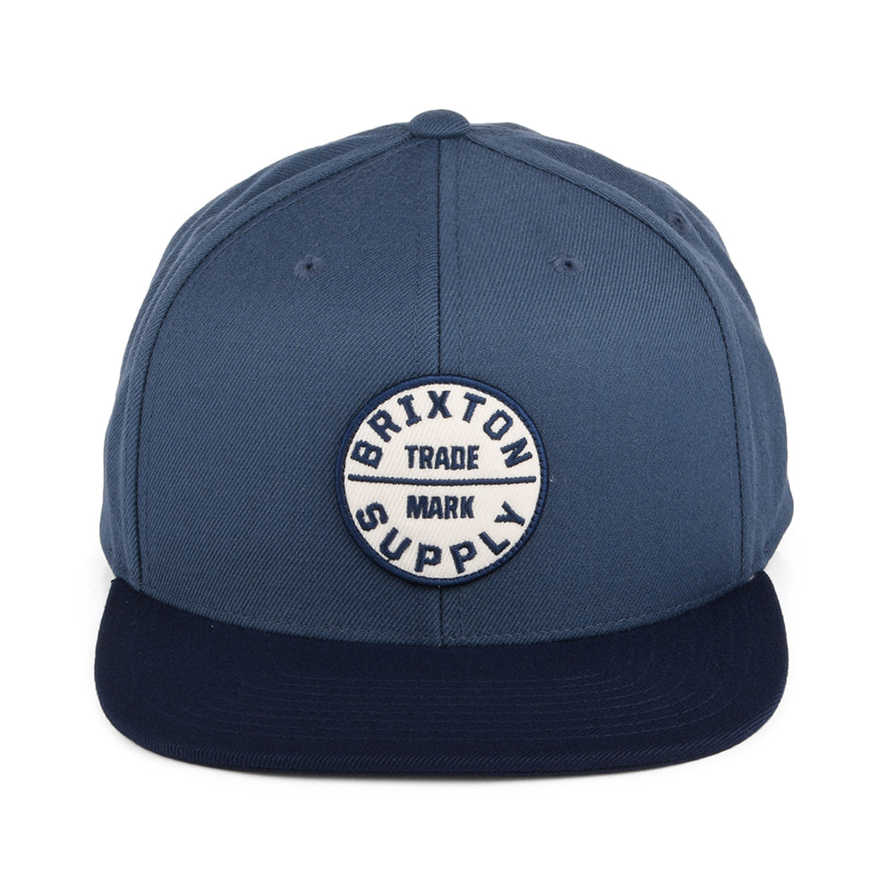 Brixton Oath III Snapback/Cap Washed Navy/Indie Teal