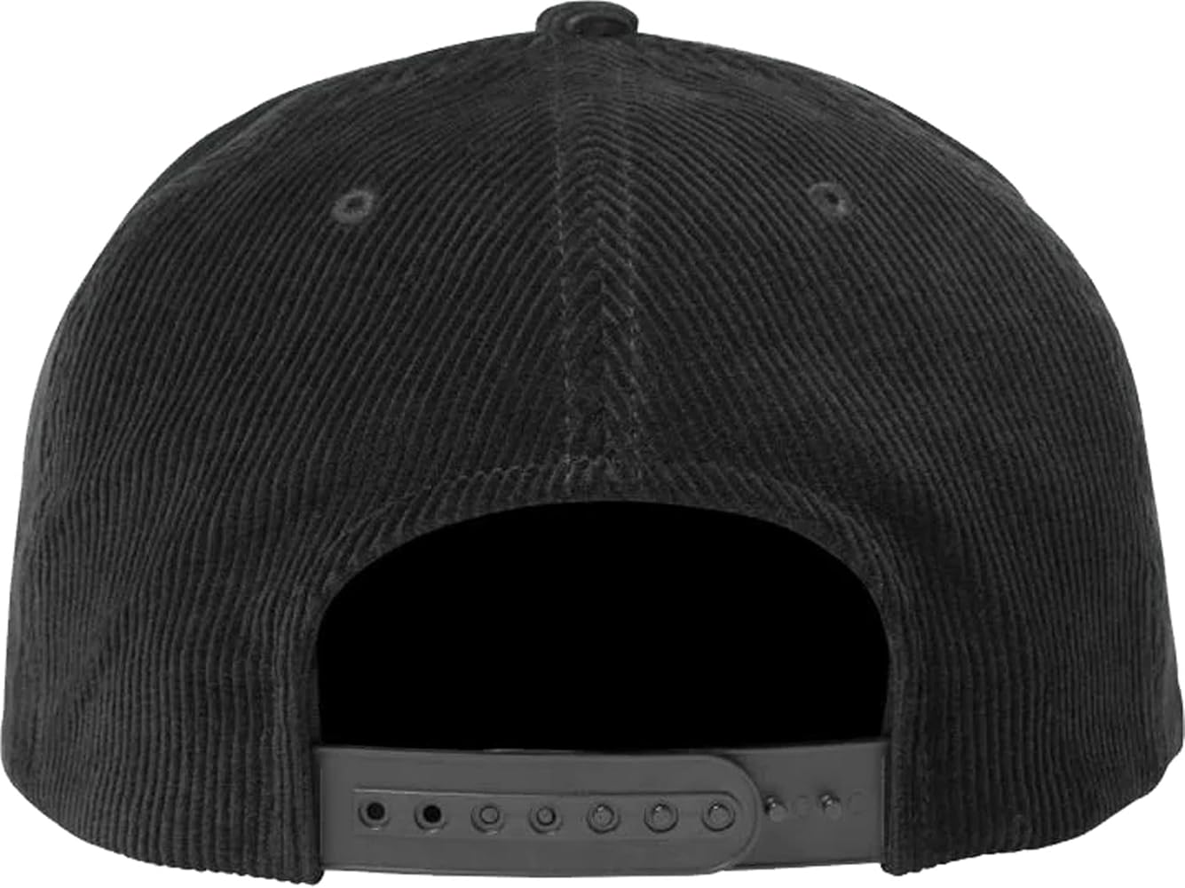Brixton Men's Chapter Snapback Black Corduroy Baseball Cap