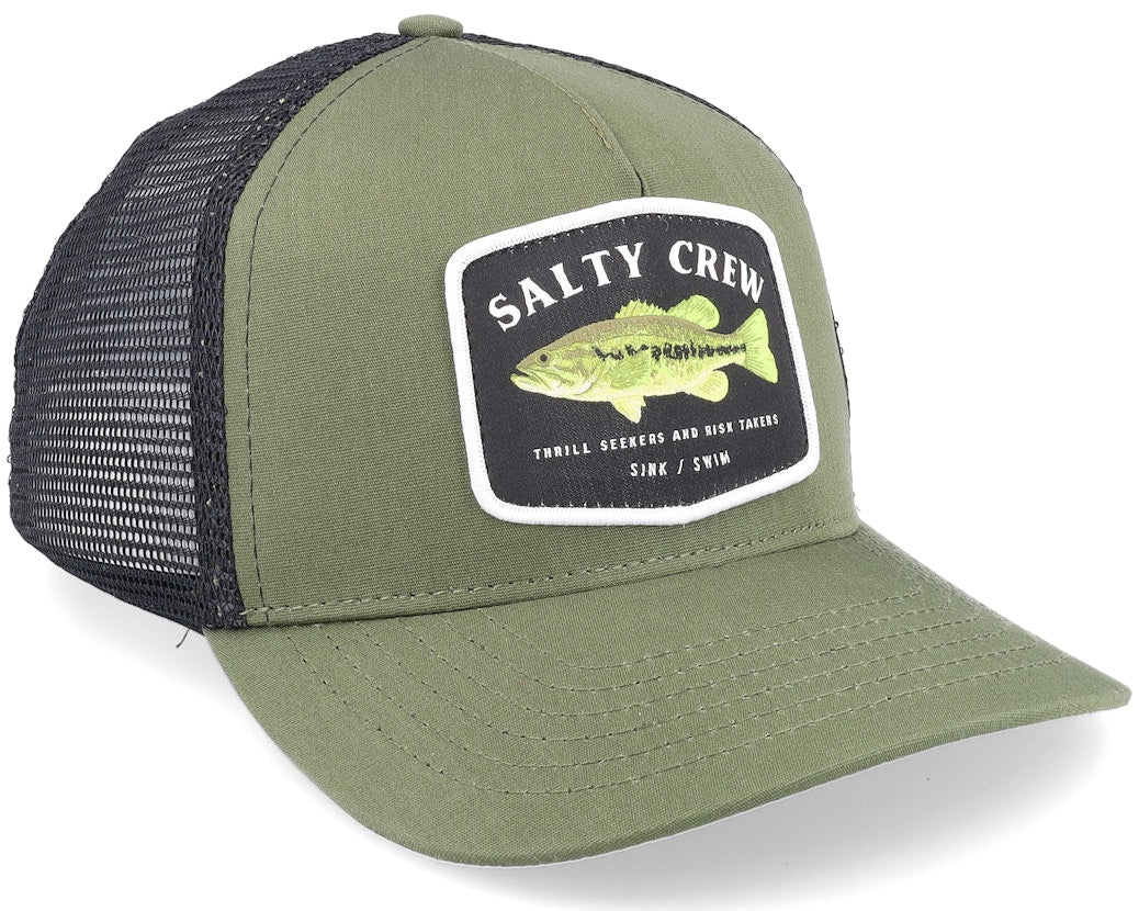 Salty Crew Bigmouth Army//Black Trucker