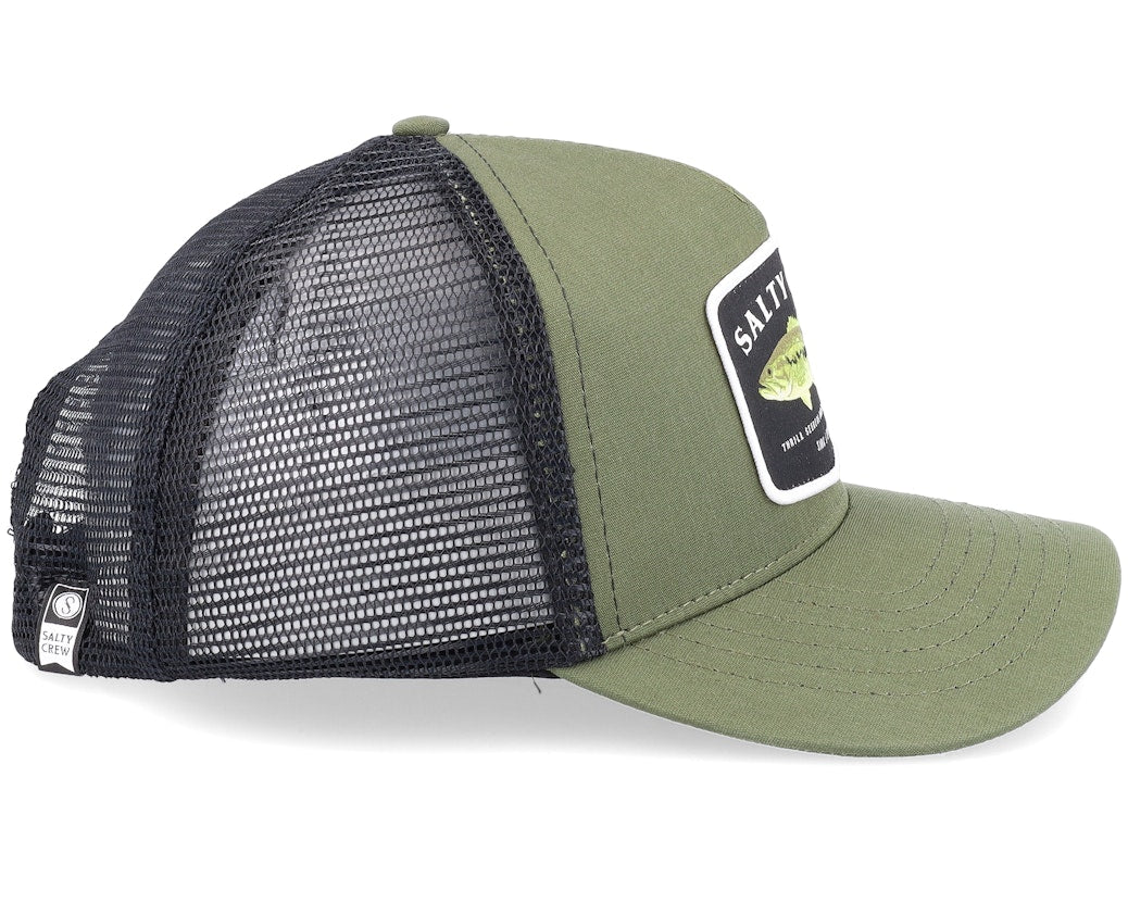 Salty Crew Bigmouth Army//Black Trucker