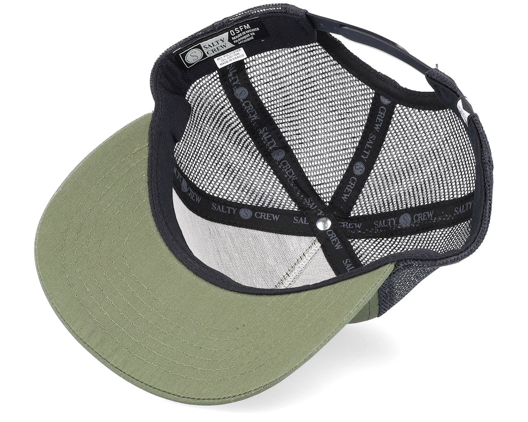 Salty Crew Bigmouth Army//Black Trucker