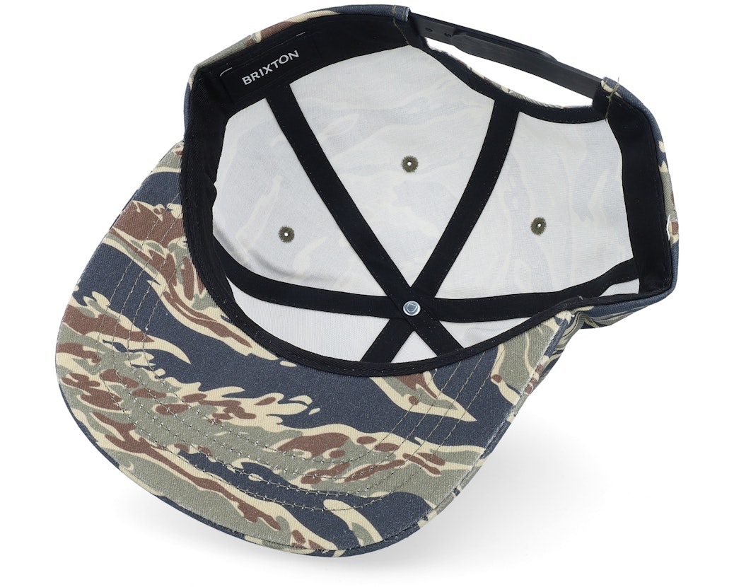 Brixton Oath III Snapback/Cap -Tiger Camo