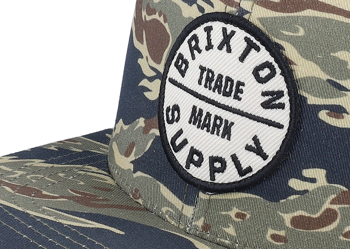 Brixton Oath III Snapback/Cap -Tiger Camo