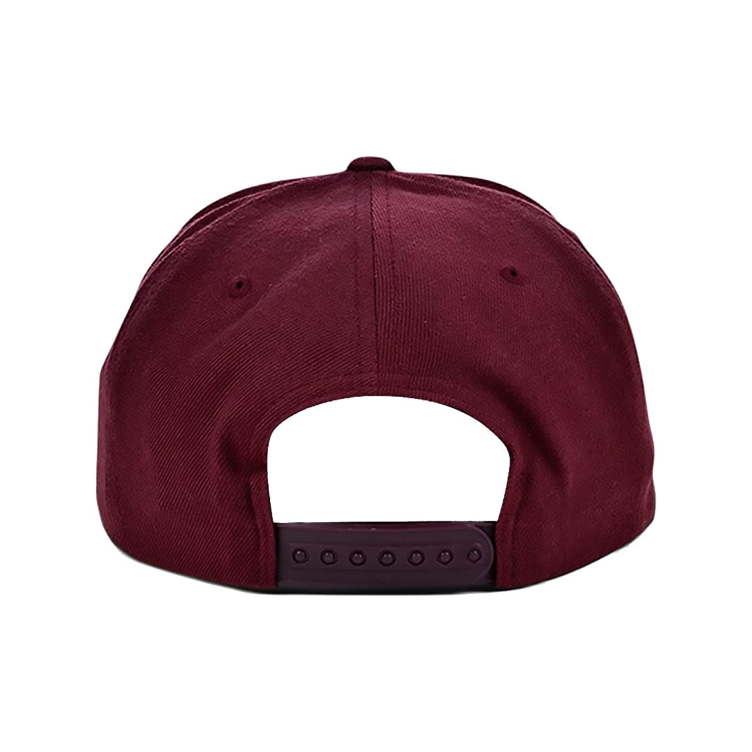 Brixton Oath III Snapback/Hat/Cap Maroon/Grey