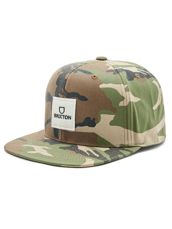 Brixton Alpha Square Mp Green Snapback
