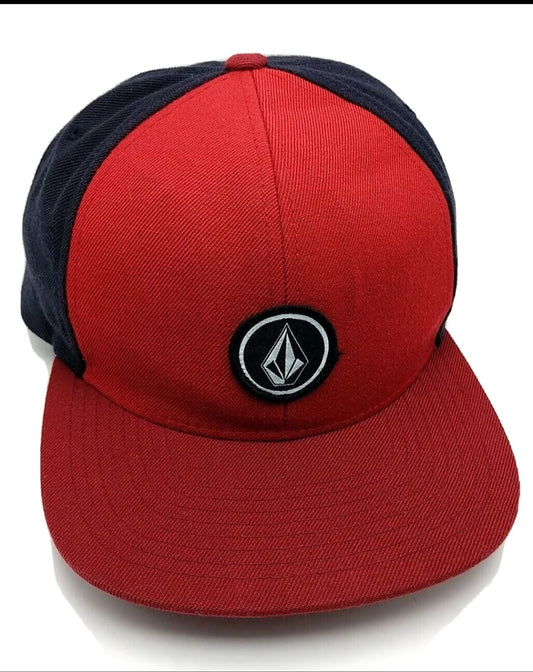 Volcom - hat red adjustable - snapback cap