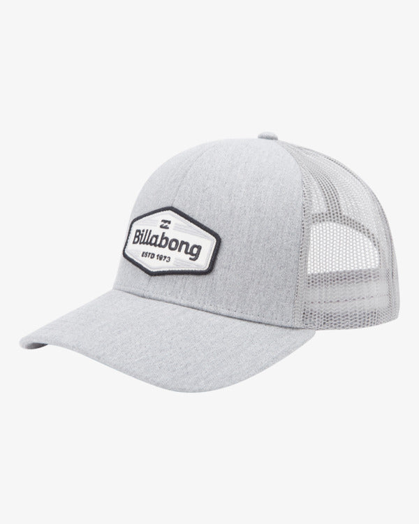 Billabong - Grey Heather Walled Trucker hat