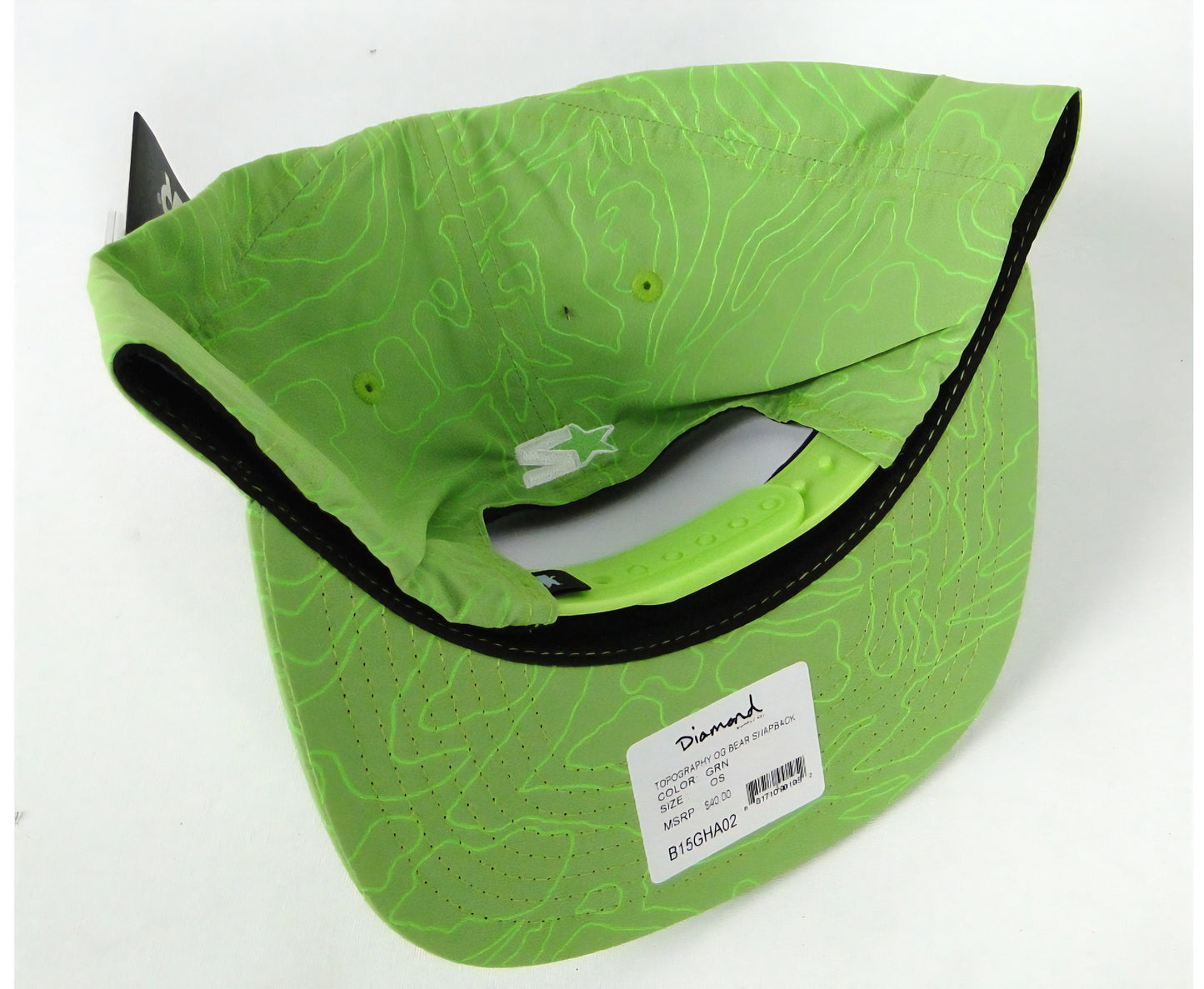 Grizzly Griptape Grizzly Topography OG Bear Cap - Green