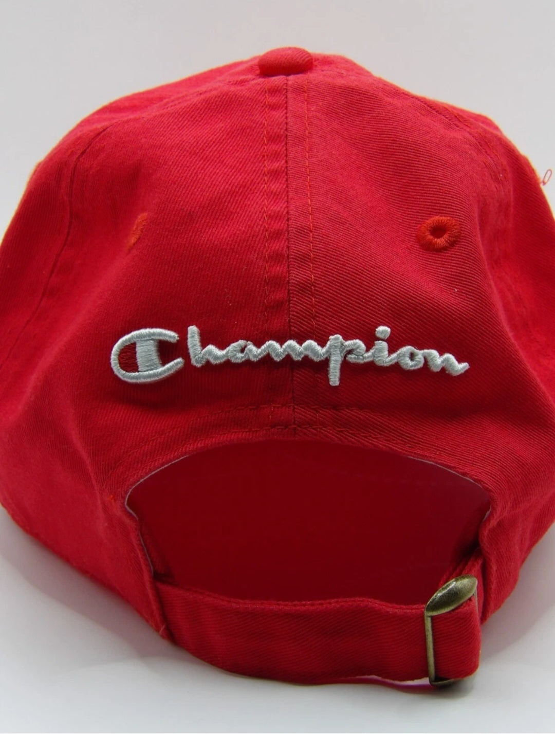 Champion - Small Logo Red Baseball Hat