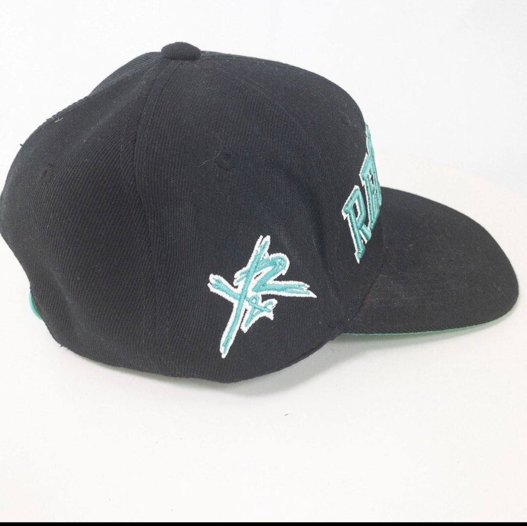 Young & Reckless - Black Block Wool Blend Flat Bill - Snapback Hat Ball Cap
