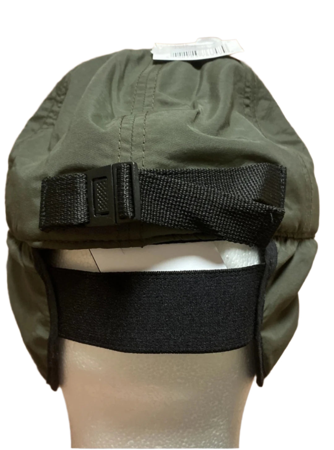 WESC - Hat Cap Black & Olive with ear flap cold weather tapper hat NWT OSFM Adjustable