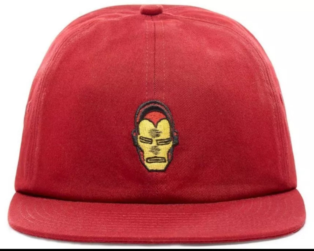 Vans X Marvel Jockey Iron Man Hat Cap - Chili Pepper