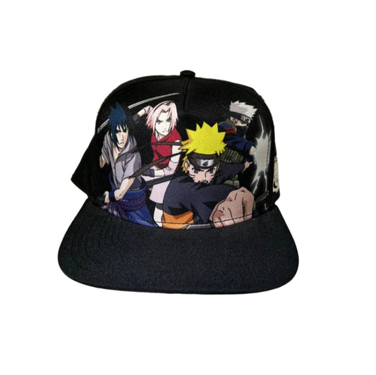 Naruto Shippuden-Snap Back Flat Cap Shonen Jump Edition