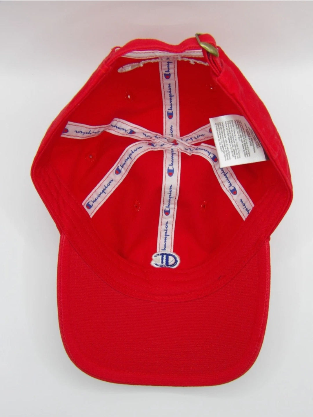 Champion - Small Logo Red Baseball Hat