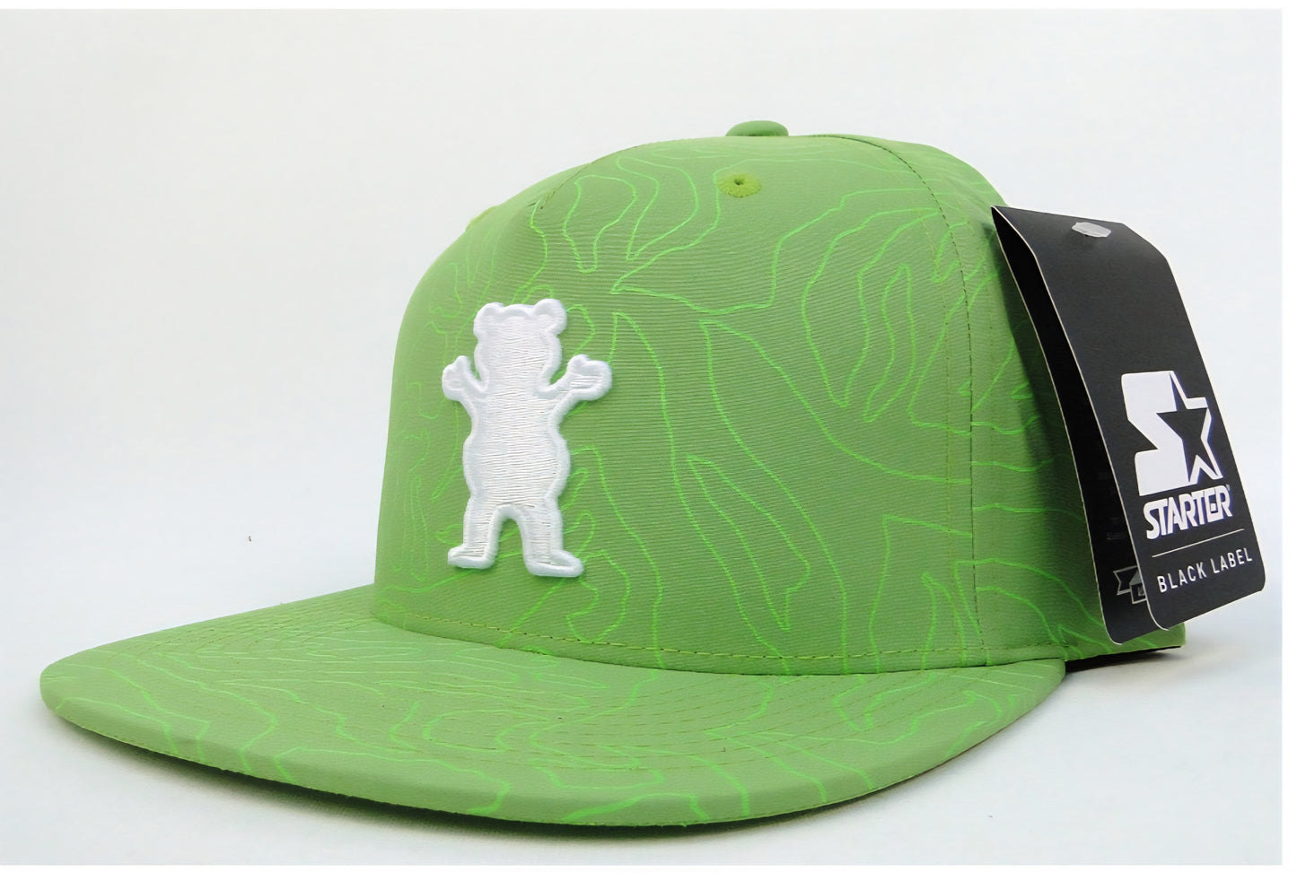 Grizzly Griptape Grizzly Topography OG Bear Cap - Green