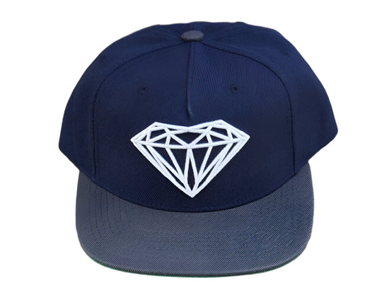 Diamond Supply Co. Brilliant Navy Blue/Gray Men's Sport Snapback Hat