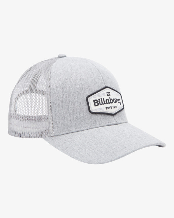 Billabong - Grey Heather Walled Trucker hat