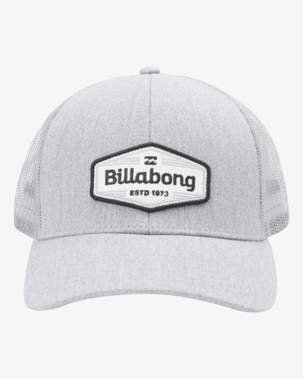 Billabong - Grey Heather Walled Trucker hat