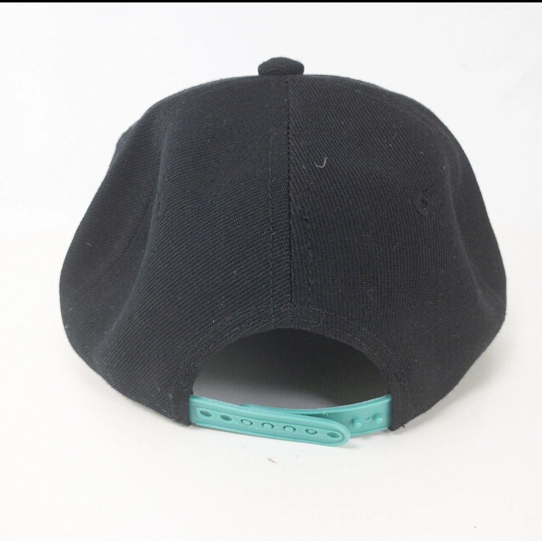 Young & Reckless - Black Block Wool Blend Flat Bill - Snapback Hat Ball Cap