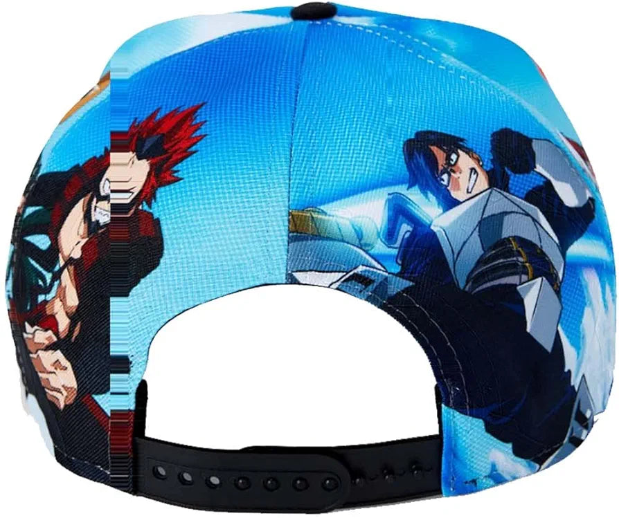 My Hero Academia-Bioworld- Characters Casquette snapback Bleu, Multicolore.