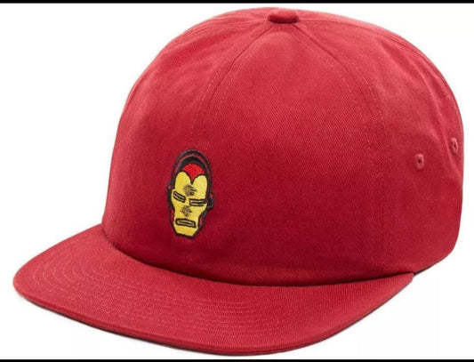 Vans X Marvel Jockey Iron Man Hat Cap - Chili Pepper