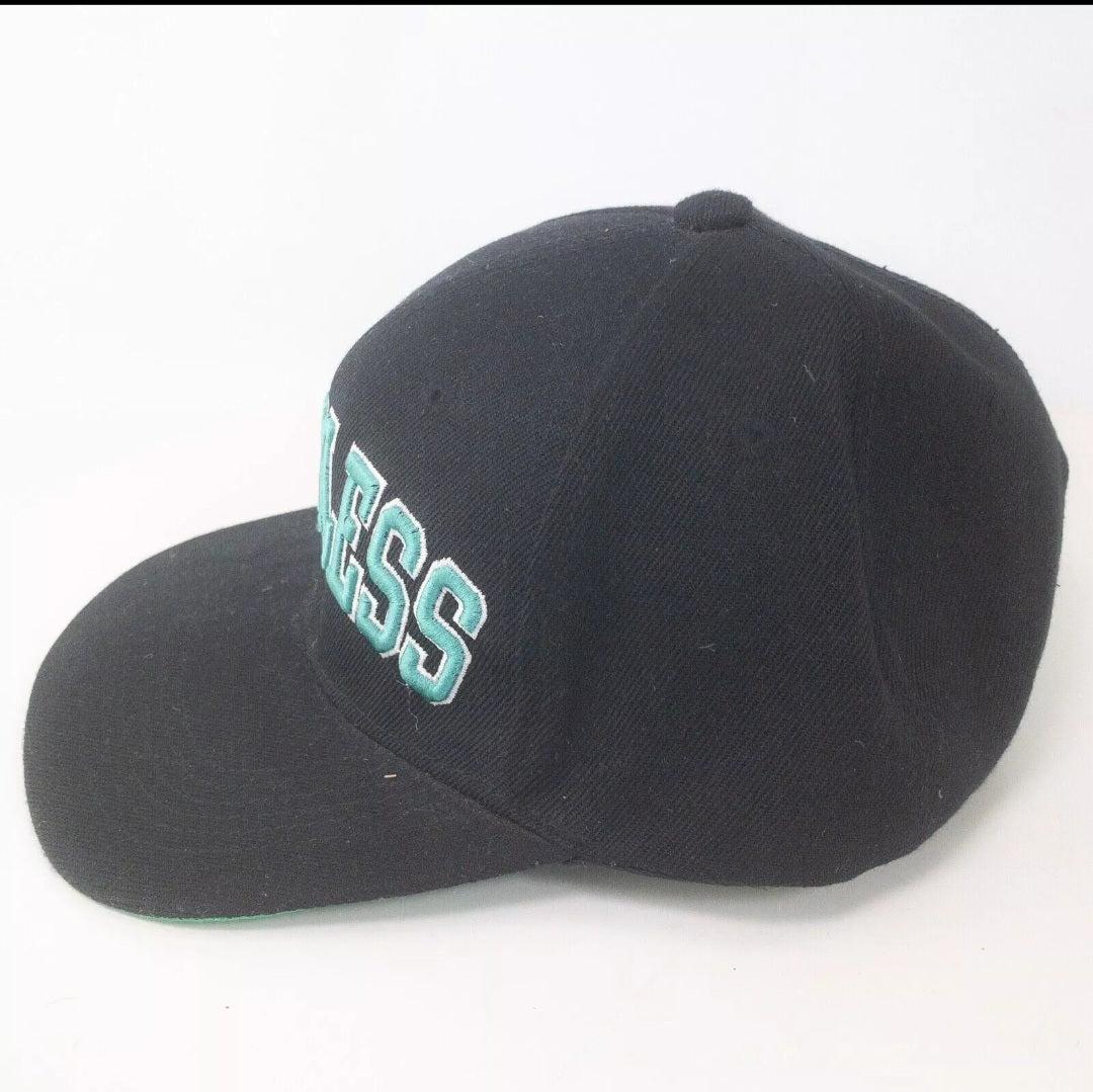 Young & Reckless - Black Block Wool Blend Flat Bill - Snapback Hat Ball Cap