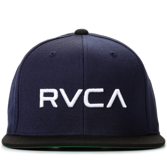 RVCA Twill Snapback - Blue Black