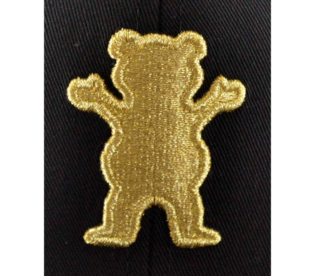 Grizzly & Diamond Supply Co.- Starter Griptape x Ben Baller OG Bear Snapback Hat Black