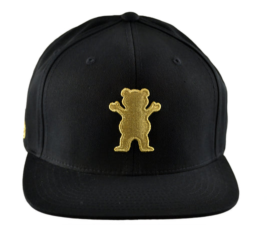 Grizzly & Diamond Supply Co.- Starter Griptape x Ben Baller OG Bear Snapback Hat Black