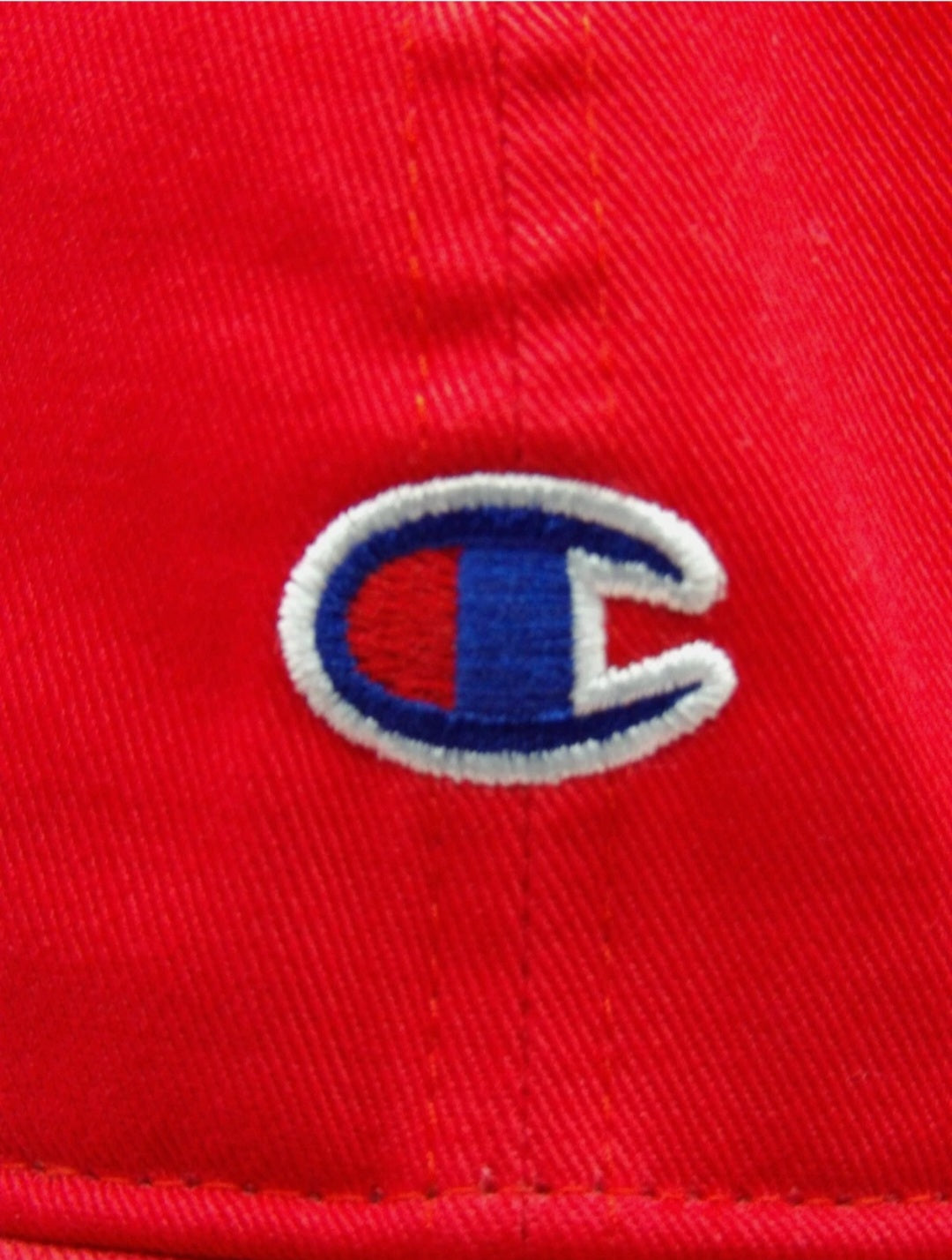 Champion - Small Logo Red Baseball Hat