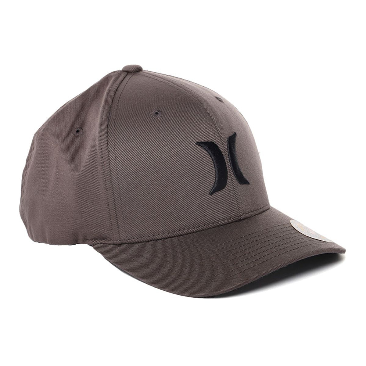 Hurley Men's Gray/Charcoal Embroidered Cap FlexFit