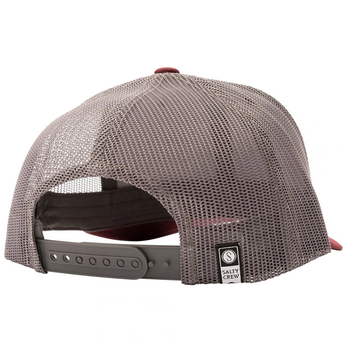 SALTY CREW BRUCE RETRO TRUCKER CAP BURGUNDY/GREY