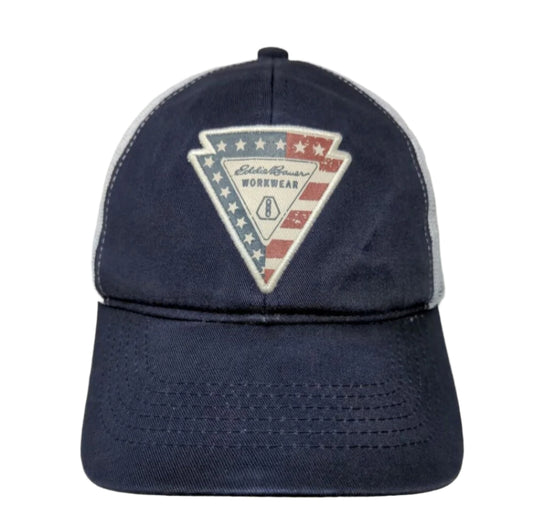 Eddie Bauer - Workwear Snapback Mesh Back Trucker hat Blue OS