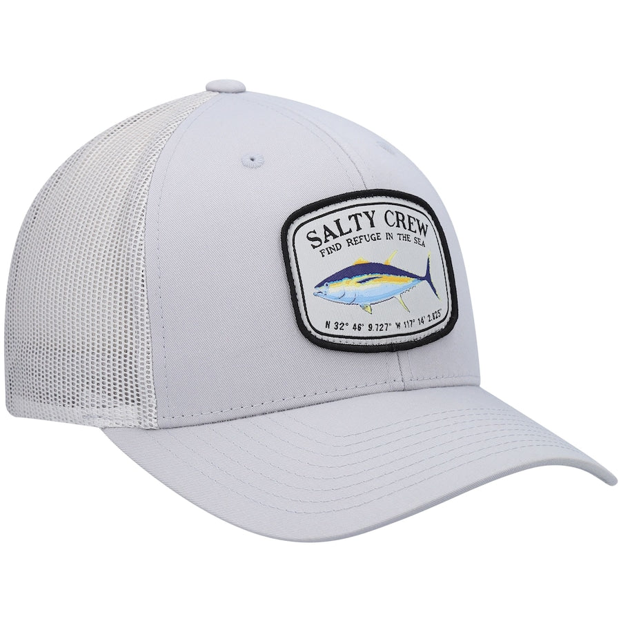 Salty Crew Pacific Retro Trucker Snapback Hat - Gray