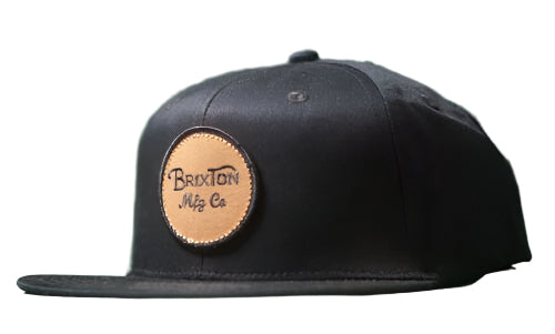 Brixton Wheeler Value Black Men' Snapback Hat