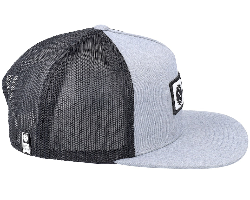 Salty Crew 
Alpha Twill Heather Grey/Black Trucker - Salty Crew
