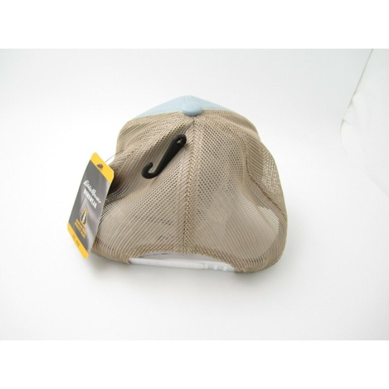 Eddie Bauer- Trucker Hat Blue Gray Workwear Mountain Hiking Outdoor Gorpcore