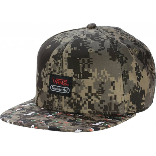 Vans X Nintendo Duck Hunt 8-bit Snapback Hat Cap Camo