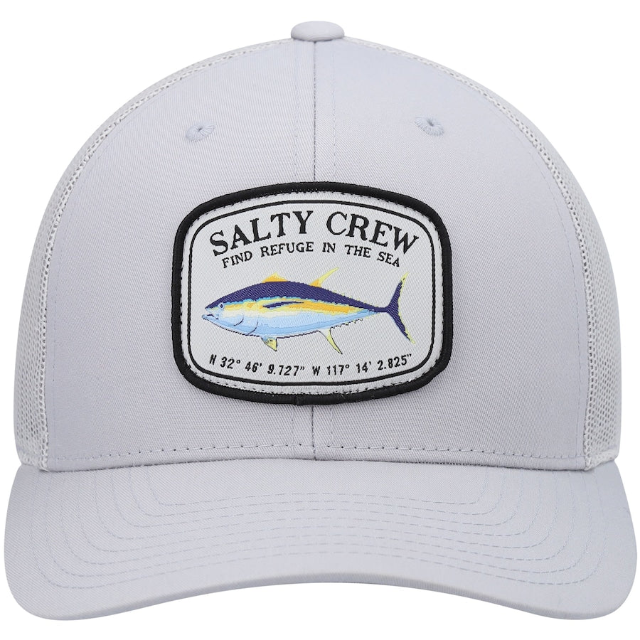 Salty Crew Pacific Retro Trucker Snapback Hat - Gray