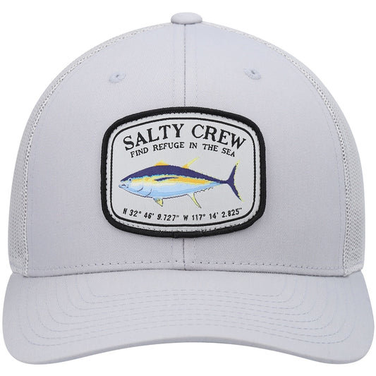 Salty Crew Pacific Retro Trucker Snapback Hat - Gray