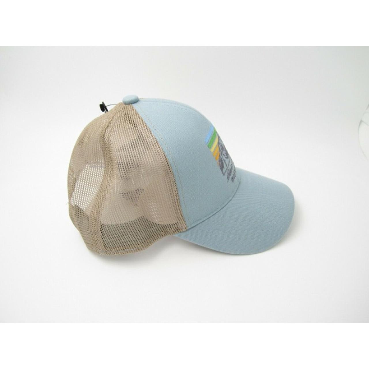 Eddie Bauer- Trucker Hat Blue Gray Workwear Mountain Hiking Outdoor Gorpcore