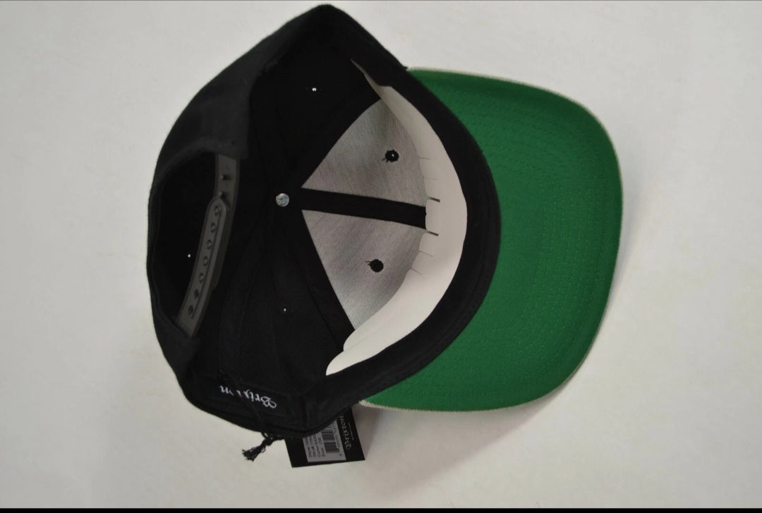 Brixton HAMILTON SNAPBACK Black Light Heather Grey Embroider Logo Men's Hat